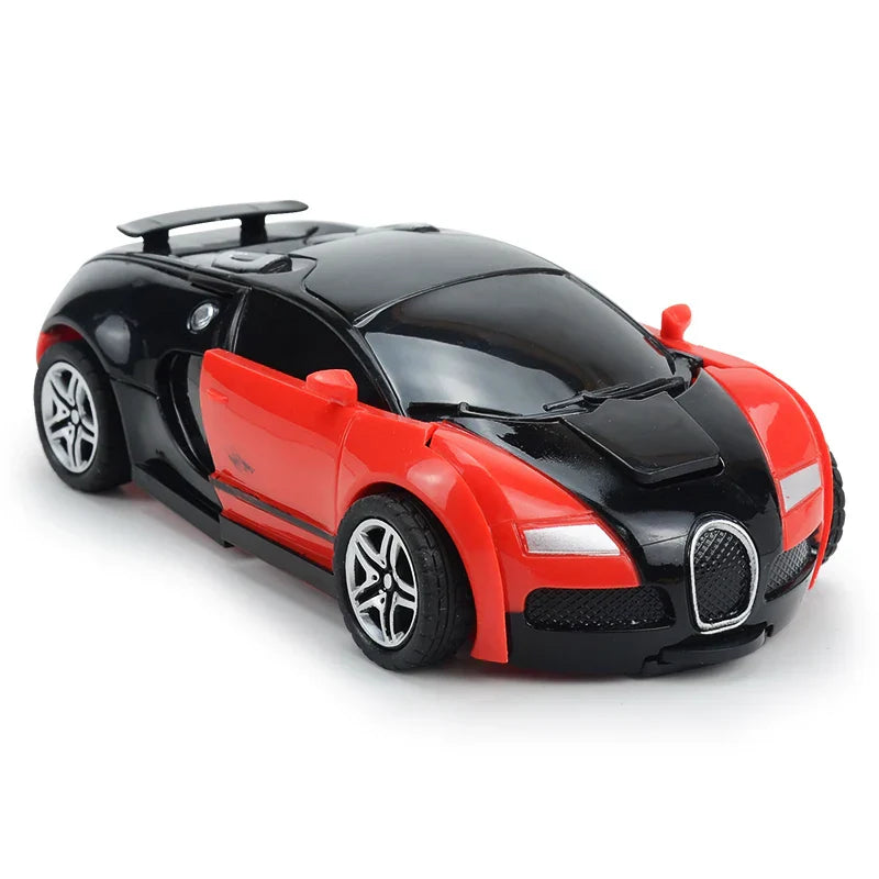 Automatic One-key Deformation Car Toys
